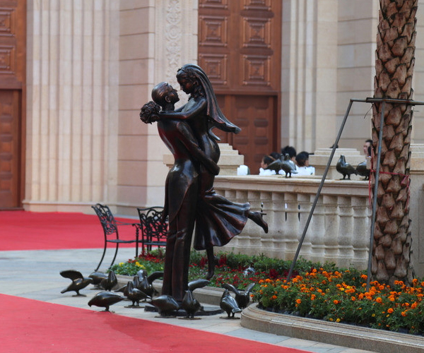 武威會所精美銅雕