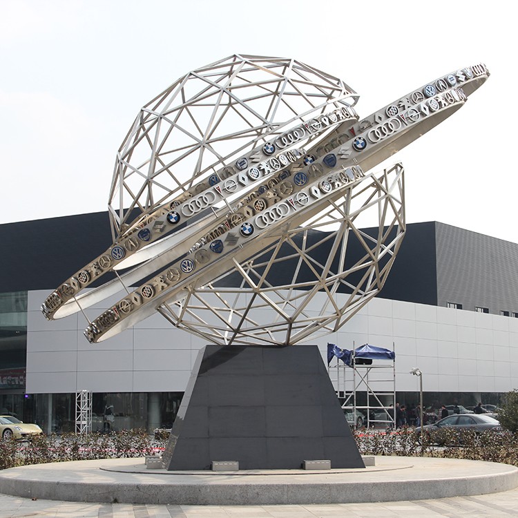 不銹鋼地產雕塑現代藝術與地產項目的完美融合