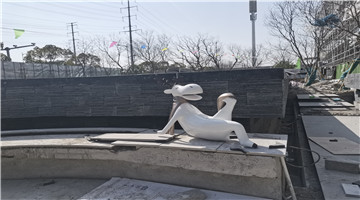 昆山不銹鋼雕塑-鹿